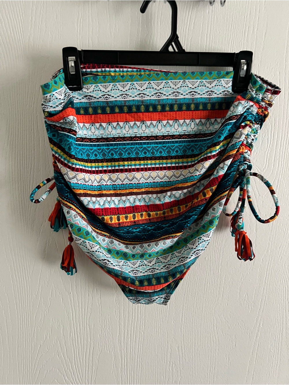 Cacique Aztek print color swim bottoms - Picture 2 of 4
